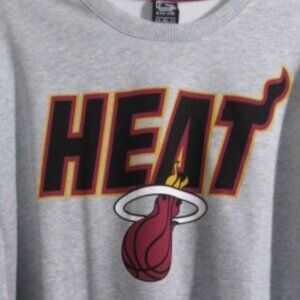 Miami Heat Ultra Game Gray Crewneck XL Sweatshirt NWT